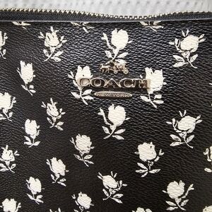 Coach Black and White Floral Women's Bag
